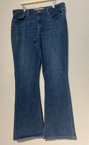 Levi's Signature by Levi Strauss Mid Rise Bootcut Jeans 14L Long Tall thumbnail 1