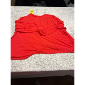 All‎ in Motion Red Long Sleeve Twist Front Athletic Top Women's Size 4x plus thumbnail 6