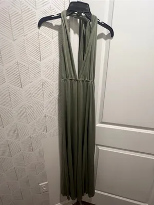 12th TRIBE HALTER JUMPSUIT FLOWY WIDE LEG BODYCON BADDIE FESTIVAL SML thumbnail 14