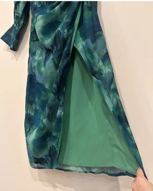 Runaway The Label Calista Green Midi Dress Size 12 NWT thumbnail 12