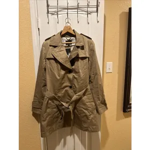 Banana Republic Trench Coat, Sz: XL thumbnail 4