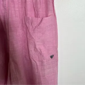 Nicobar Women's Size XS‎ Serene Pant Lilac Purple Wide Leg Gathered 100% Cotton thumbnail 10