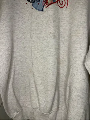 Vintage 90s Grandma Embroidered Crewneck Sweatshirt M&C Sportswear Grannycore Lg thumbnail 3