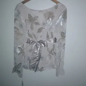 Unique Spectrum XL Fairy Pink Soft Floral Satin Ribbon Trim Tie Top thumbnail 7