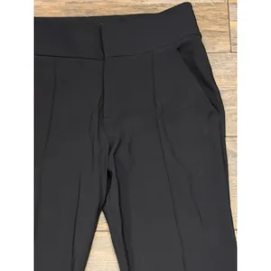 Lululemon‎ Black High Rise Tapered Trouser Dress Pants Front Seam Size 6 Pockets thumbnail 5