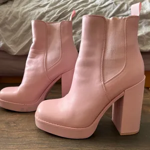 Steve Madden Pink Leather Triple platform Boots thumbnail 7