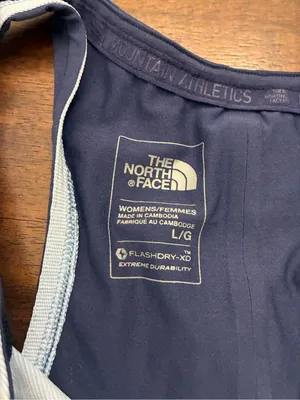 The North Face Tank Top Women’s Large Blue Racerback Athletic thumbnail 3