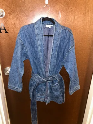 Per Una denim jacket Blue Size 12 thumbnail 4