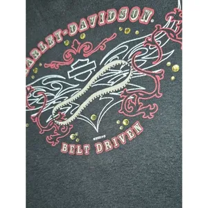 Harley-davidson Women's Black and Pink Vest thumbnail 4