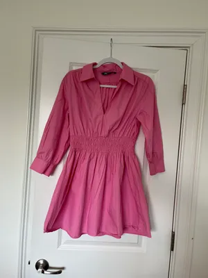 Pink Zara Shirt Dress thumbnail 2