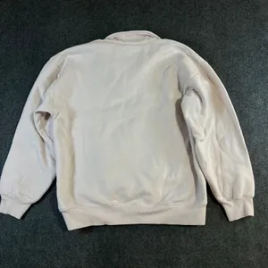 Tna Aritzia Cozy Fleece Boyfriend Polo Sweatshirt Pale Pink Small Oversized thumbnail 2