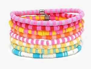 Pura Vida Vacation Vibes Stretchy Bracelet Set of 8 thumbnail 1