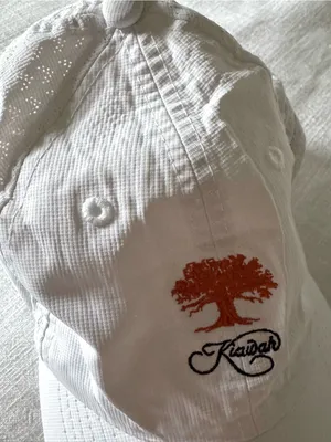 Kiawah Island White Mesh Golf Hat thumbnail 3