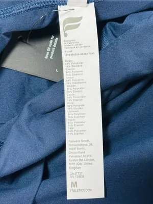 Fabletics dark blue foldover wide-leg pants thumbnail 6