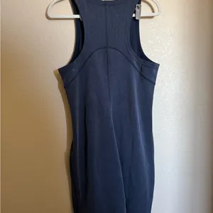 Lululemon Ribbed Softstreme Slim-Fit‎ Tank Dress Size 12 True Navy NEW thumbnail 9