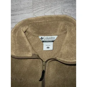 Columbia Women’s light Brown Fleece Full Zip Up Sweater Jacket Sweatshirt Size S thumbnail 2
