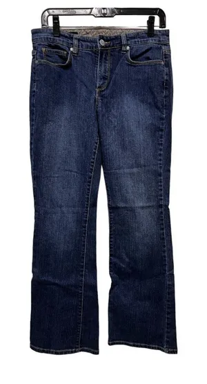 Ashley Bootcut‎ Jeans Womens Size 6 Blue Denim Bootcut Mid Rise CFR-C thumbnail 1