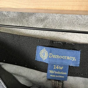 Democracy Ab-solution Ankle Skimmer Jeans‎ Gray Wash 14W Slimming Panels New thumbnail 6
