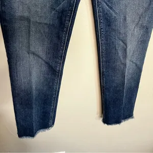 McGuire Gainsbourg Exposed Button Fly Raw‎ Gem Crop Denim Jeans thumbnail 5