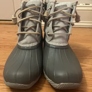 BRAND NEW sperry grey winter boots thumbnail 2