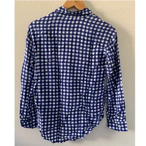 Splendid Gingham Button‎ Down Navy thumbnail 5