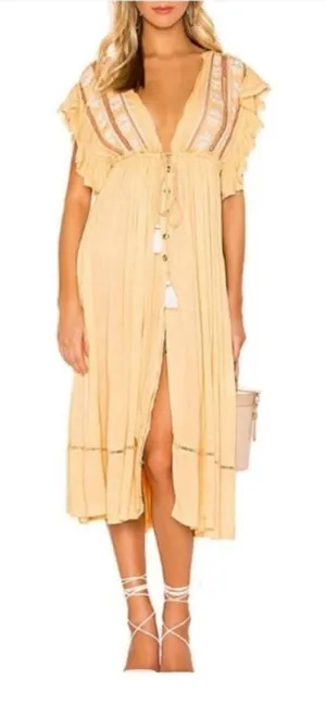 Free People Bali Will Wait For You Midi Dress thumbnail 1