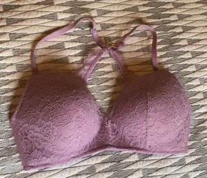 Auden softcup racerback lace bra bralette M thumbnail 1