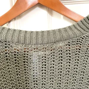 Kensie olive green long sleeved sweater S thumbnail 7