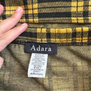Adara Plaid Clueless inspired set Yellow Size M thumbnail 2
