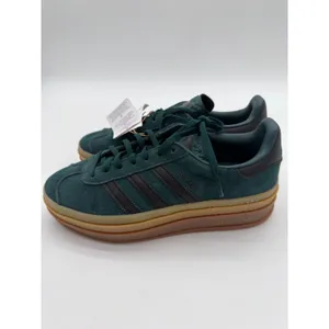 Adidas Gazelle Bold Aurora Ivy Gum Brown Platform Skater Suede Low Sneakers 7 thumbnail 5