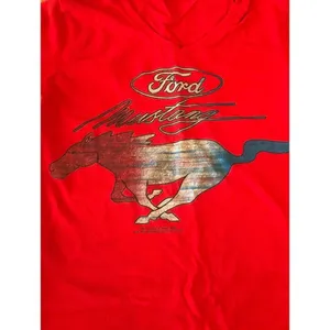 Gildan red mustang womens‎ tshirt size medium thumbnail 2