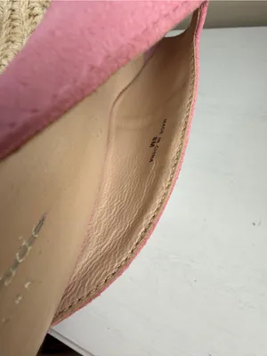 KATE SPADE Thea Wedge in Rococo Pink Sz 8 Suede Espadrille Feminine Girly thumbnail 13