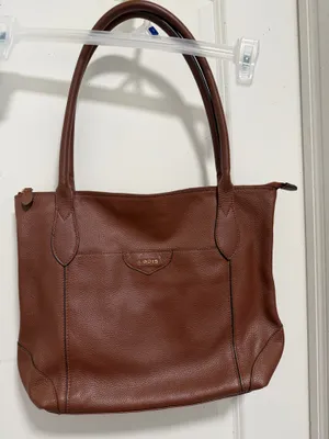 Leather shoulder bag Brown thumbnail 1