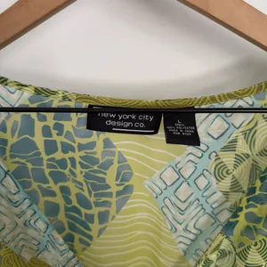 Y2K Large Geometric Patchwork Babydoll‎ Tank Lightweight Fairy Forest goblin thumbnail 4