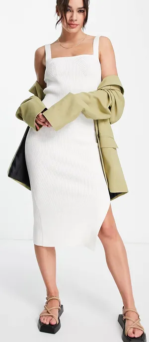 ASOS White Dress Maxi thumbnail 1