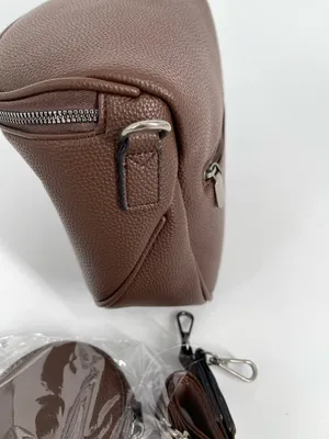 Brown Crossbody Saddle Bag‎ with Coin Pouch - Women thumbnail 5
