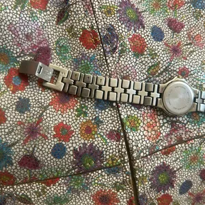 Bulova Women Watch Stainless Steel Gold Silver WR Battery White Date Quartz thumbnail 8