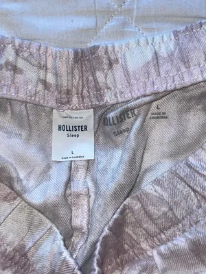 Hollister pink camo sleep shorts thumbnail 2