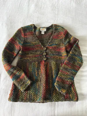 Vintage Talbots Y2K Boho Knit Sweater - Small thumbnail 5