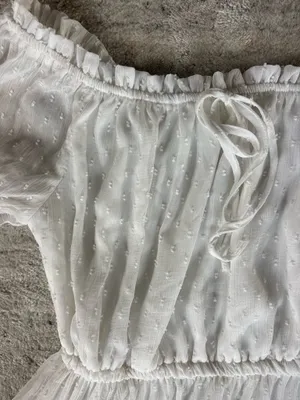 Off the shoulder white dress thumbnail 2