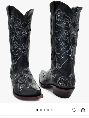 Soto Cowboy Boots Black Size 10 thumbnail 3