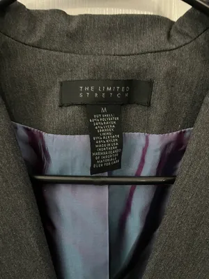 stretch gray size medium blazer thumbnail 5