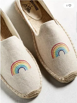 Soludos x Ashkahn Natural Rainbow Embroidered Espadrilles thumbnail 2