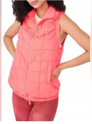 Free People Movement Coral Piper Puffer Vest Sz XS thumbnail 1