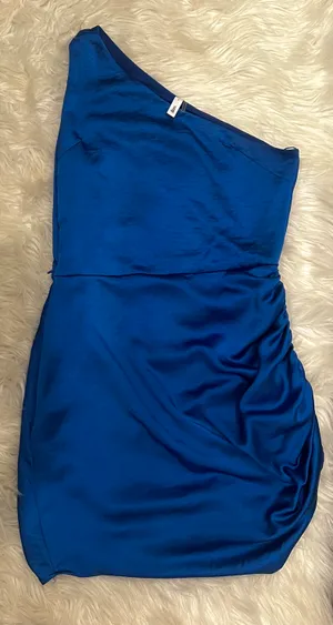 Glam Royal blue one shoulder size small boutique dress ( brand) thumbnail 2