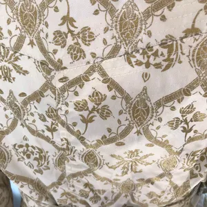 Mossimo Button Down Gold Cream Belted Cotton Trench Coat Women's Size Medium thumbnail 7