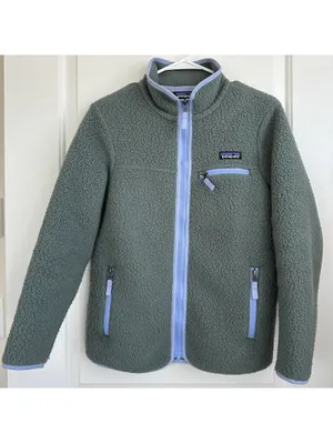 Patagonia Retro Pile Jacket NOUVEAU GREEN Women's XS thumbnail 6