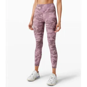 Lululemon Wunder Under Purple Camo Leggings Size 6 thumbnail 5