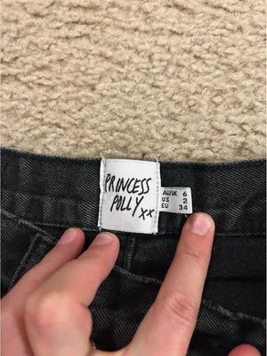 Princess Polly size 2 jeans dark wash bc19 thumbnail 3
