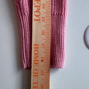 J. Crew Pink Ribbed relaxed turtleneck‎ sweater Cotton Cashmere Blend Size S thumbnail 8